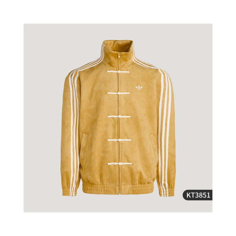 ASAYAHOMME1561 – Neo Tang Suede Track Jacket 🐉🖤