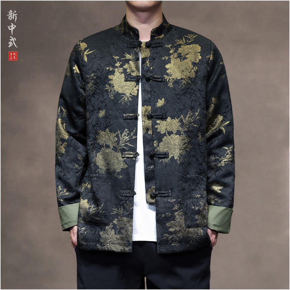 ASAYAHOMME1569 – Imperial Bloom Jacket 🌿✨