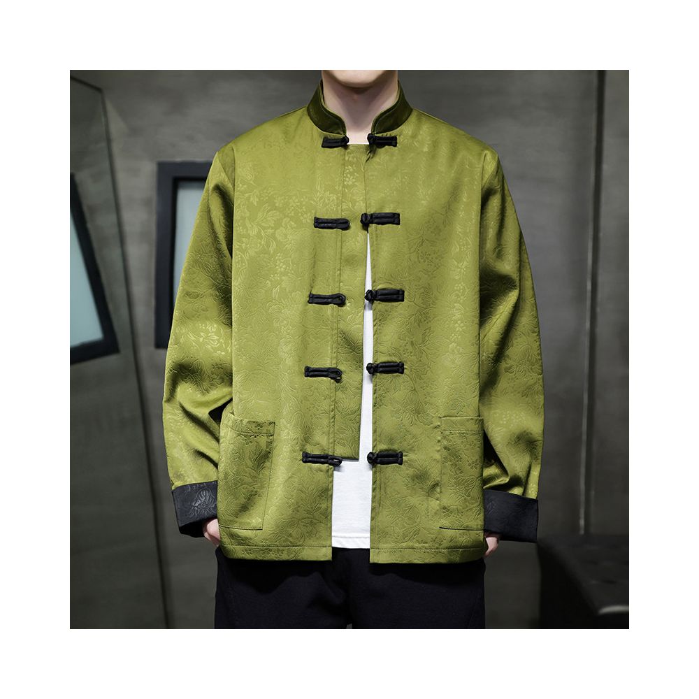 ASAYAHOMME1565 – Heritage Jacquard Frog Jacket 🐉🧧