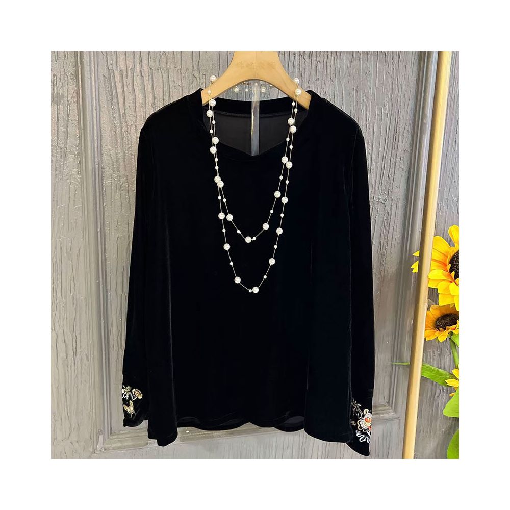 ASAYA5596 – Midnight Phoenix Embroidered Set 🖤🕊️