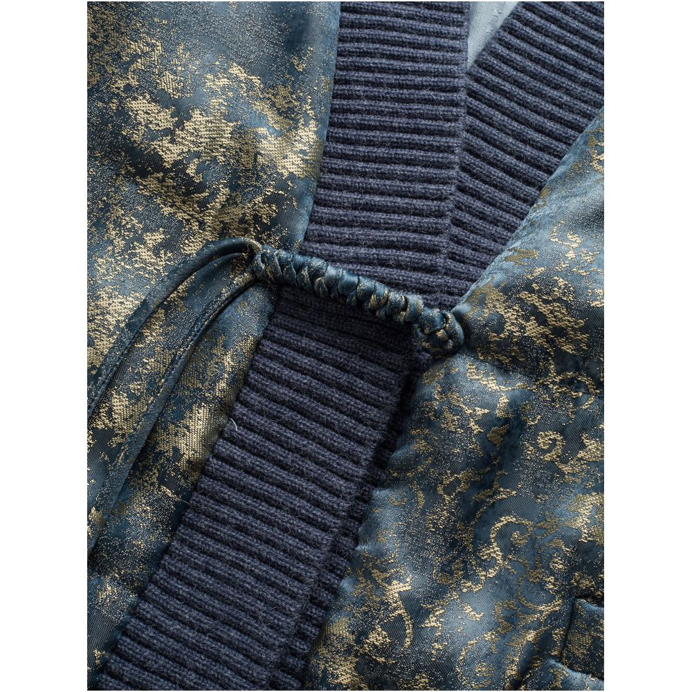 Jiaqi Ruixi laminated wool insulation new Chinese style jacquard temperament thin cotton jacket vest image 3