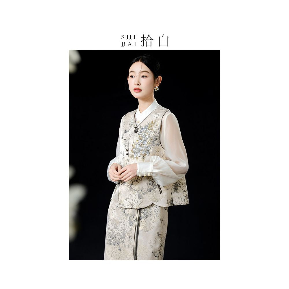 ASAYA5643 – Ivory Bloom Oriental Set 🤍🌸