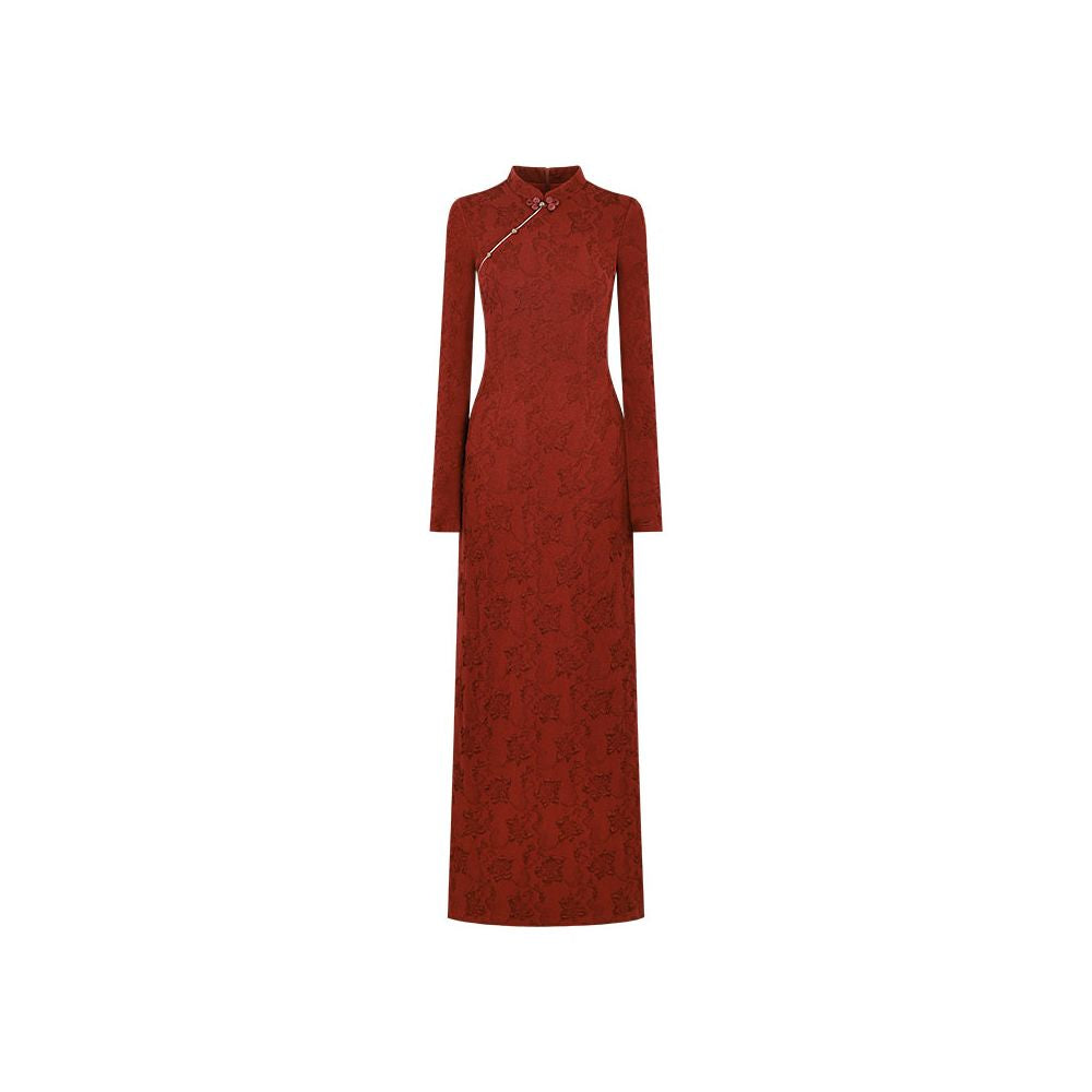 ASAYA5667 – Heritage Bloom Qipao Set 🌺🍷