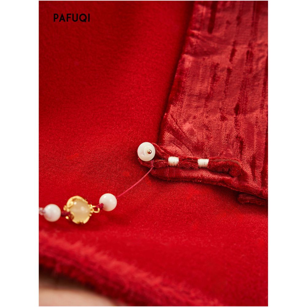 New Chinese style stand up collar tassel vest perfect for layering as an outer layer 2026 autumn new women s clothing image 3