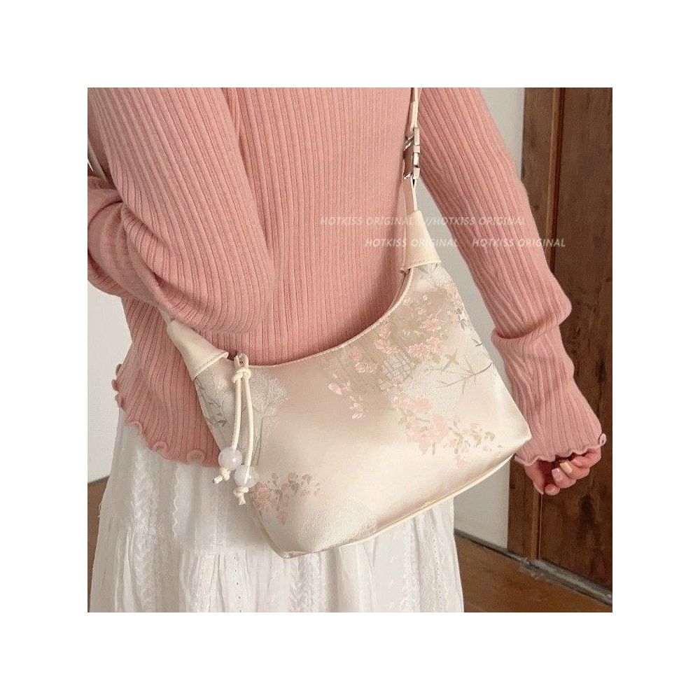 Chinese style silk embroidery cheongsam bag for women 2025 new style summer crossbody dumpling bag ancient style new Chinese style handbag image 4