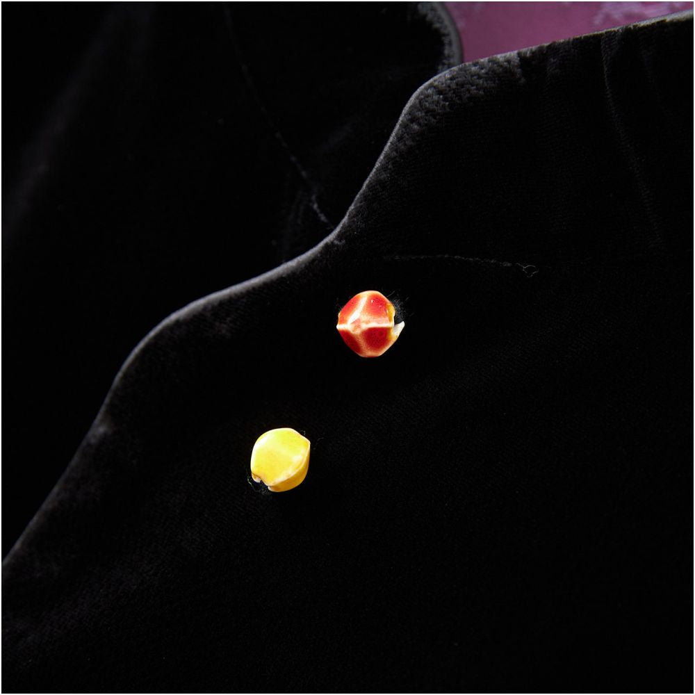 HSSNFZ new Chinese style silk velvet jacquard jacket 2025 autumn long sleeved light luxury double sided wearable Chinese style top image 3