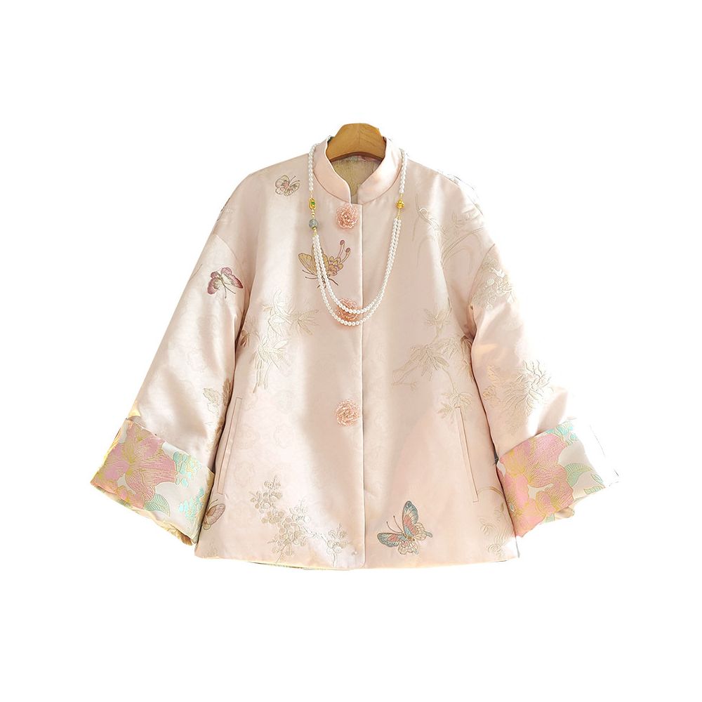 Advanced style new Chinese style thick cotton coat cotton jacket for women in winter 2025 new super beautiful western style jacket with cotton jacket top image 5