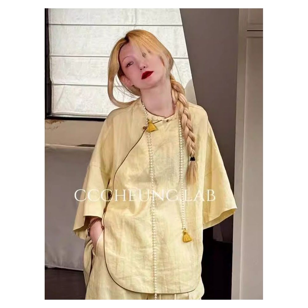 ASAYA5779 – Serene Oriental Linen Set 🌿🕊️