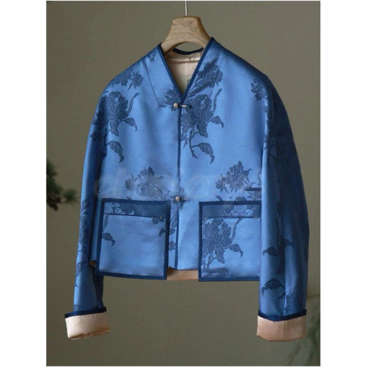 ASAYA5806 – Azure Heritage Jacket 💙🌸