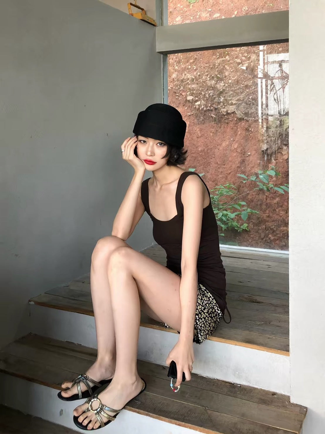 ASAYA7491 – Cocoa Bloom Layered Mini Set 🤎🌼