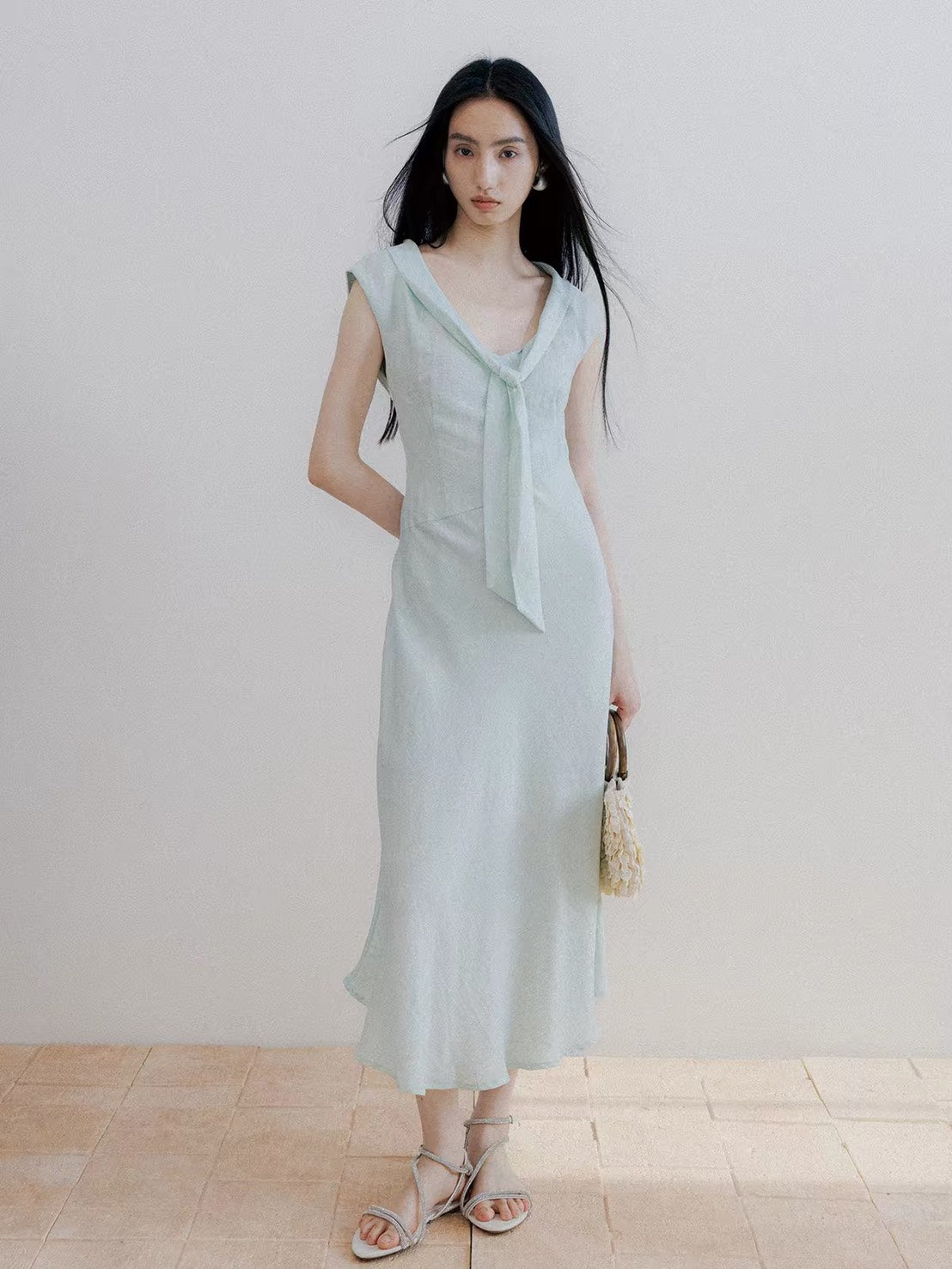 ASAYA7494 – Mint Élan Sailor Dress 🍃🕊️