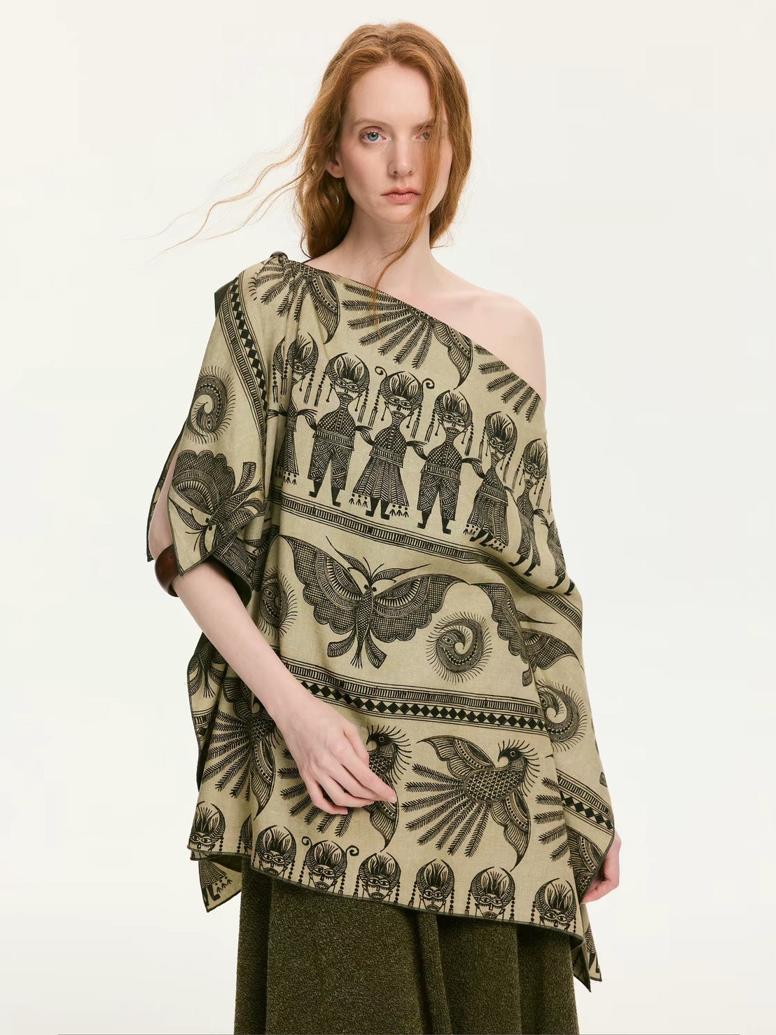 ASAYA7500 – Nomadic Muse Reversible Top 🌿🖤