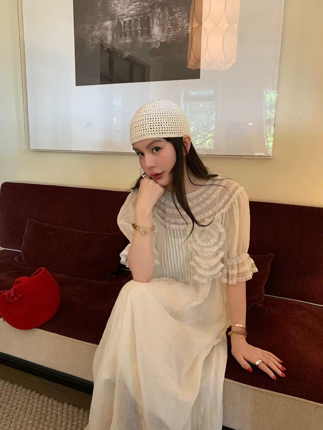 ASAYA7504 – Ivory Romance Lace Collection 🤍🎀